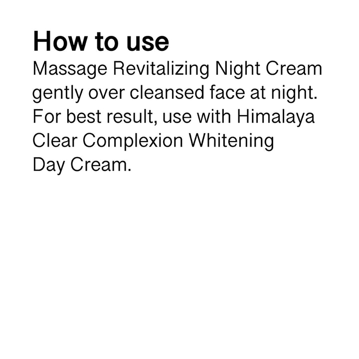 Revitalizing Night Cream
