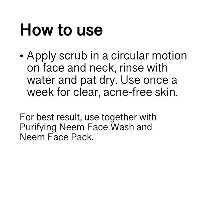 Neem Face Scrub