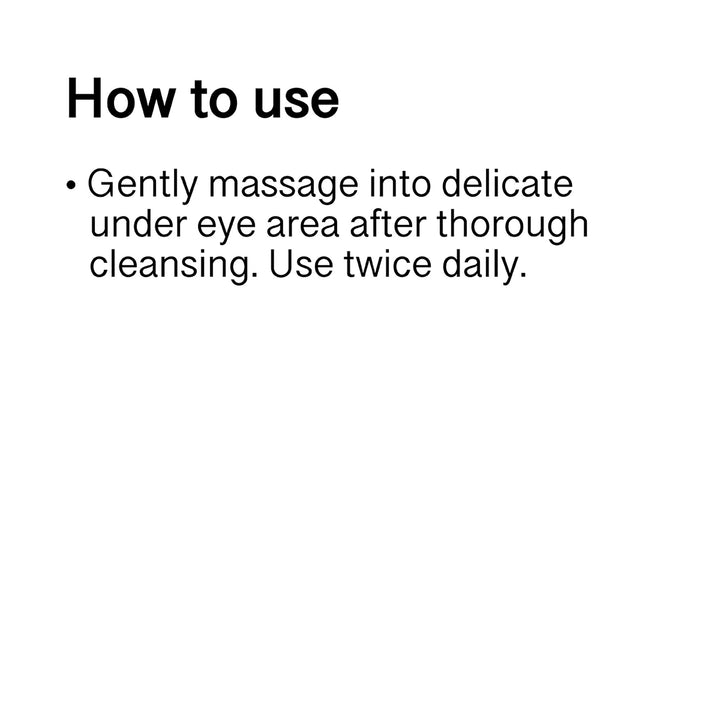Under Eye Cream