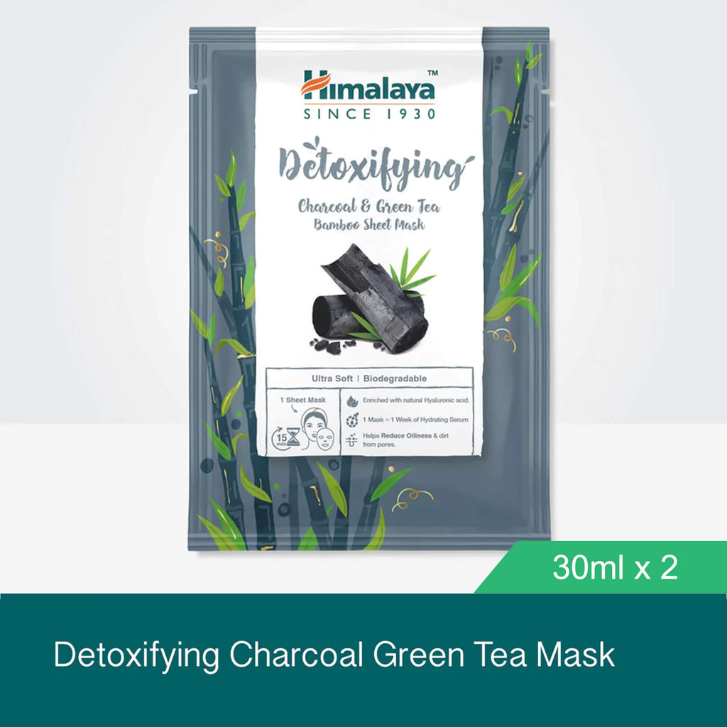 Detoxifying Charcoal Green Tea Mask 30ml x 2