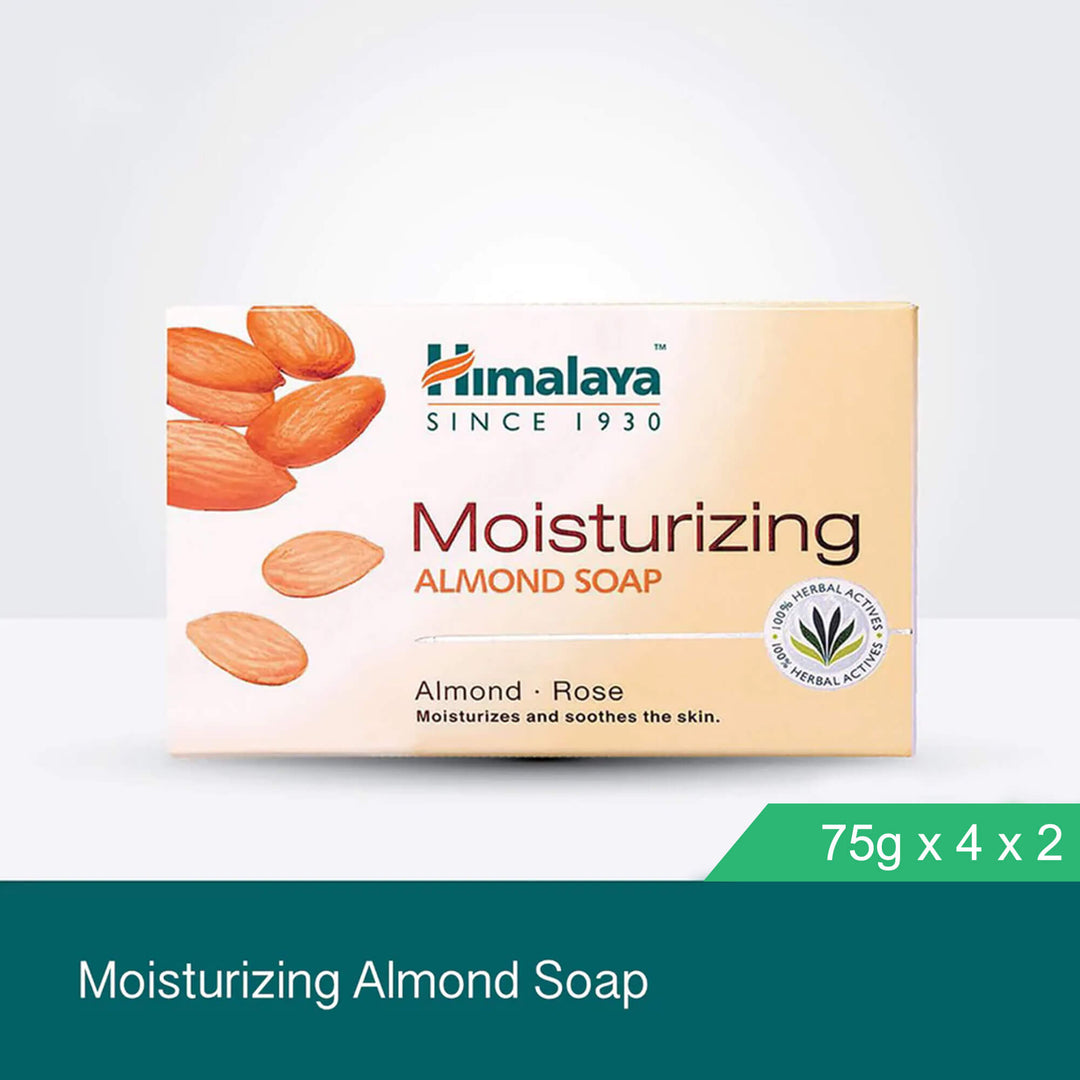 Moisturizing Almond Soap 75G X 4 Pack 75G X 4 x 2