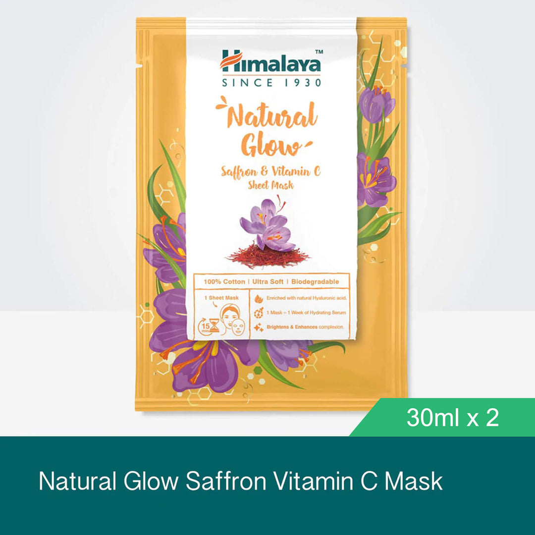 Natural Glow Saffron Vitamin C Mask 30ml x 2