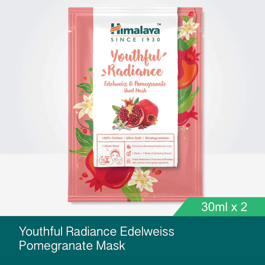 Youthful Radiance Edelweiss Pomegranate Mask 30ml x 2